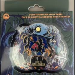 Disney Halloween Countdown spinner boxed LE 5000 pin: HEADLESS HORSEMAN Ichabod