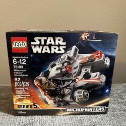 New, factory sealed..LEGO Star Wars Millennium Falcon Microfighter, 75193. Retired, 2018