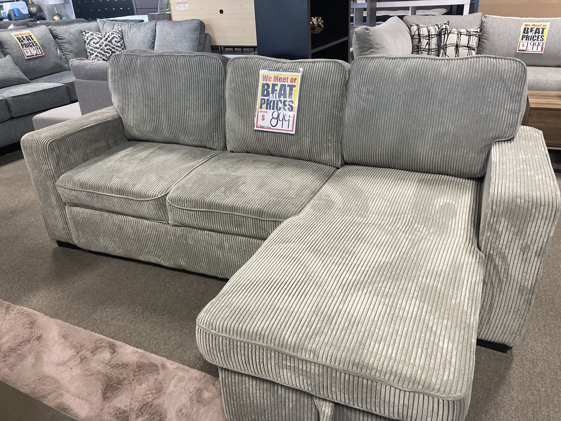 soft grey sleeper sofa 🩶✨ $799