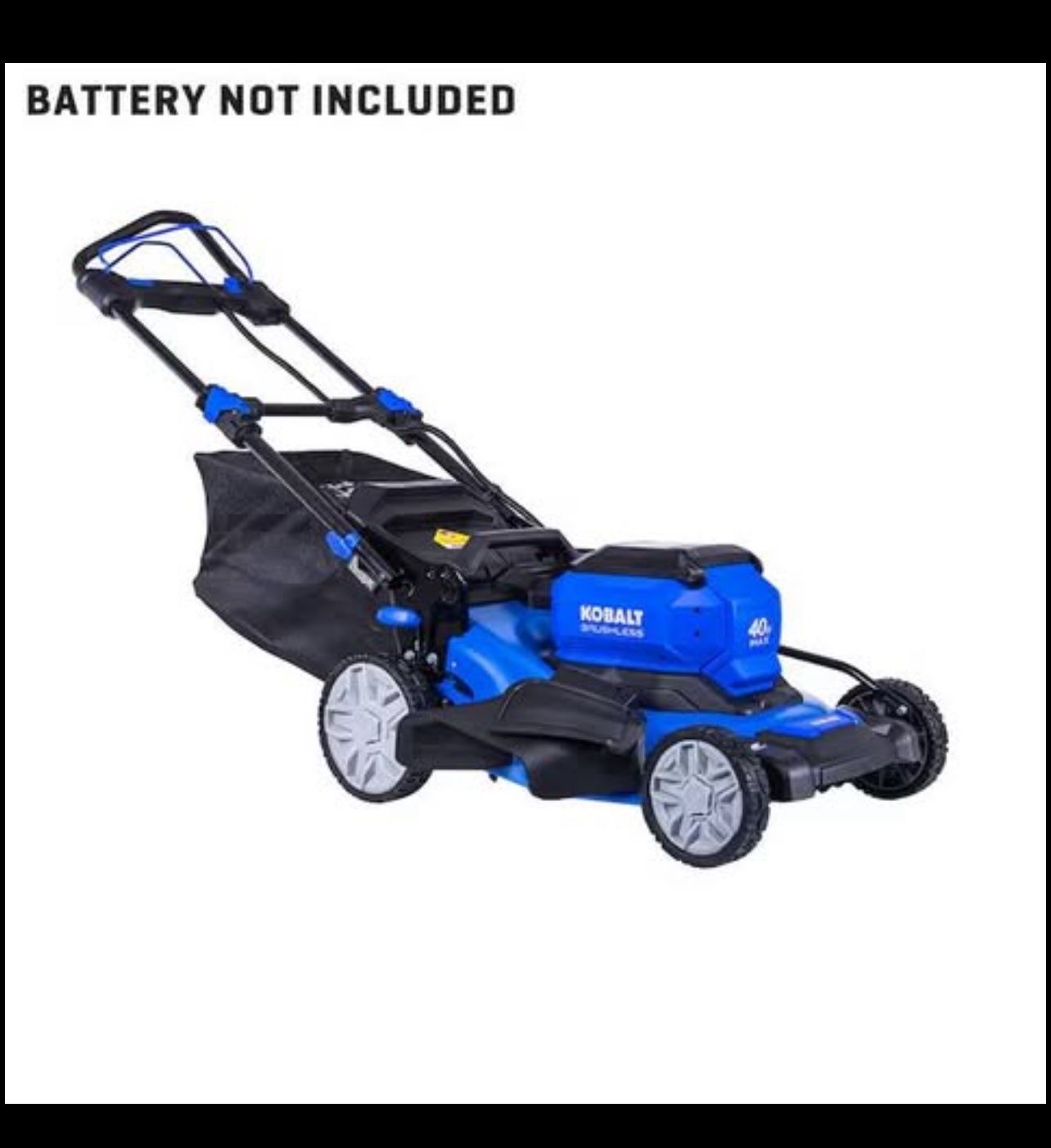 Kobalt Gen4 40-volt, 3 in 1 20-in Self Propelled Battery Walk Mower