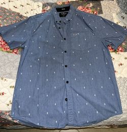 Hollister Epic Flex Stretch Collar Shirt L