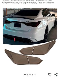 Tail Light Covers Tint for Infiniti Q50 2014-2017 Accessories