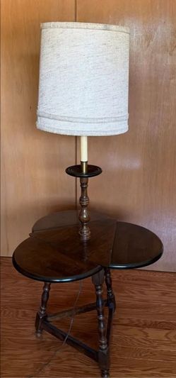 Hard Maple Clover Drop Leaf Table Lamp