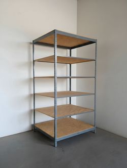Industrial Racks 48 in W x 48 in D Used 6 Tier Storage Shelving Delivery Available