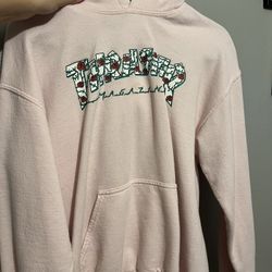 Pink thrasher hoodie