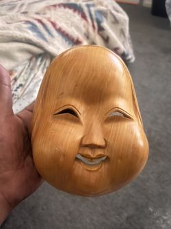 Vintage Okame Mask