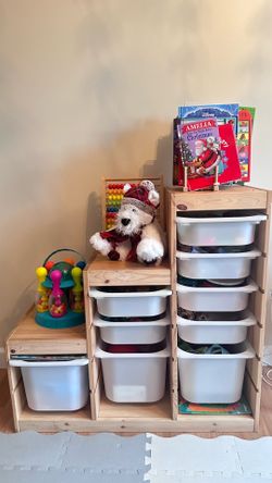 TROFAST Storage combination with boxes, white/white, 39x17 3/8x37 "