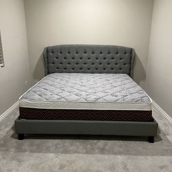 Eastern King Bed With Pillowtop Bamboo Mattress Only