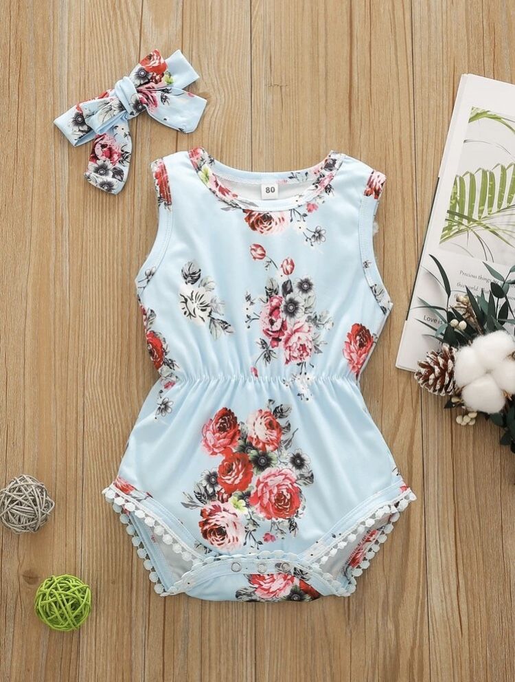 Baby girl Bodysuit & Headband