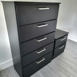 NEW tall CHEST and a NIGHT STAND 👍 Assembled 
