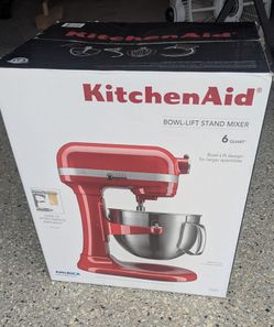 KitchenAid 6 quart Bowl-Lift Professional Stand Mixer, Empire Red