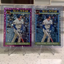 Freedie Freeman Topps 75th All Star Pink Crackle Foil