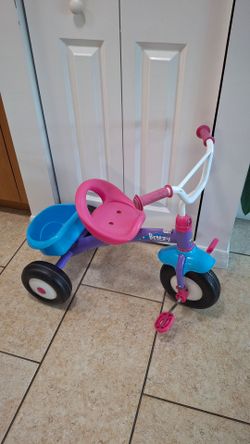 Huffy Breezy Kids Tricycle Pink Blue Purple
