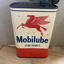 Mobilube / For Gears vintage still full, never opened