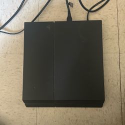 PS4 + controller, games & cords