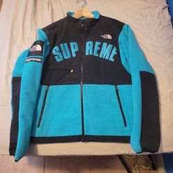 Supreme The North Face Fleece Jacket (Teal)