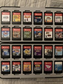 Nintendo Switch Games & 256gb sd card please read description