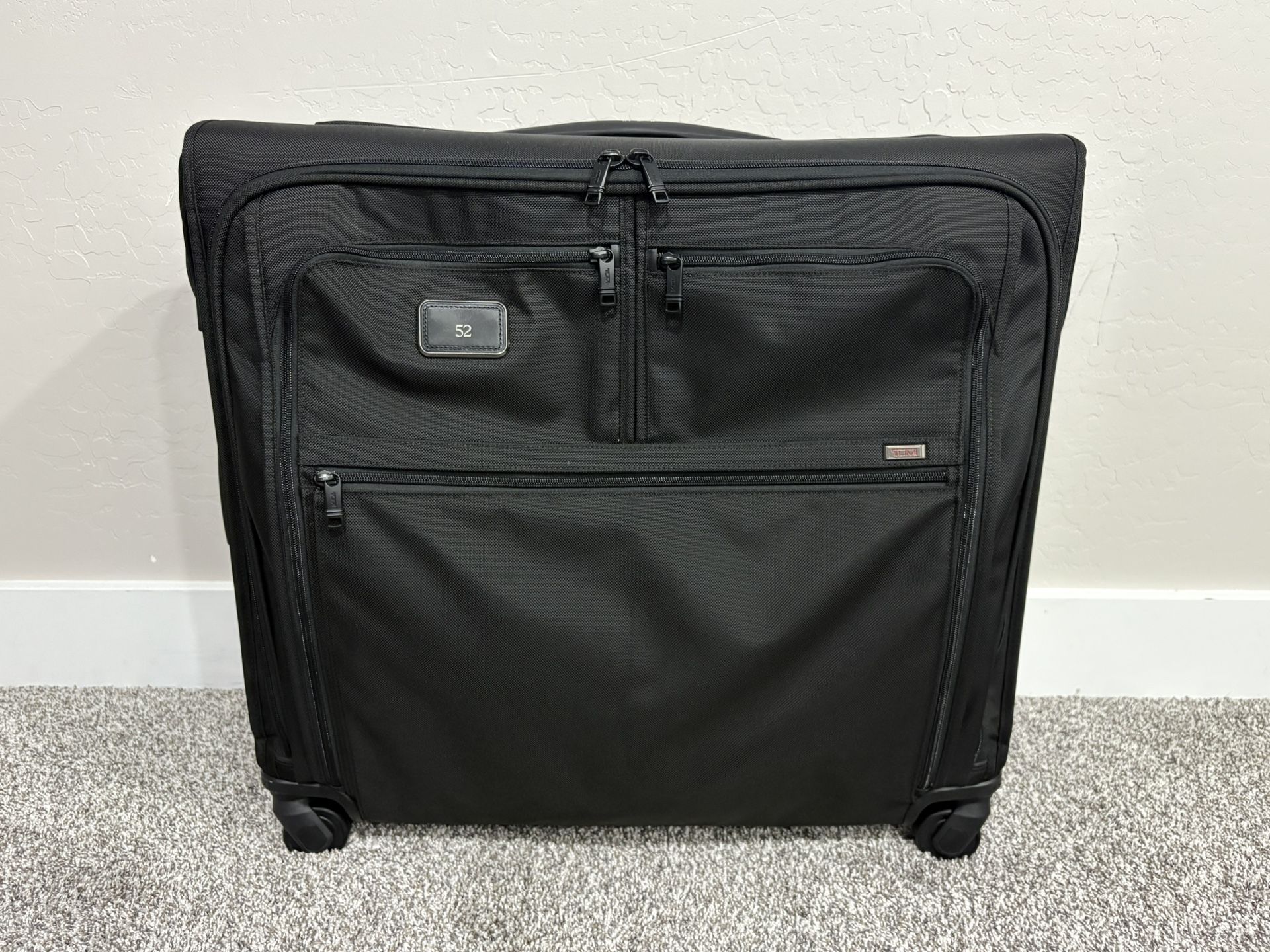 TUMI ‘Alpha 3’ Black Nylon Extended Trip 4 Wheeled Garment Bag