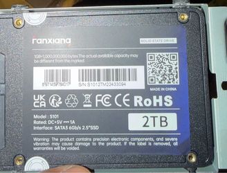 Fanxiang S101 2TB 2.5" SATA III Internal SSD (Plug & Play - 93% Health Verified)
