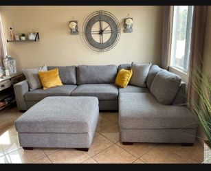 Beautiful Grey Sectional couch from COSTCO