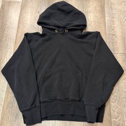 Les Tien Heavyweight Black Hoodie size XS