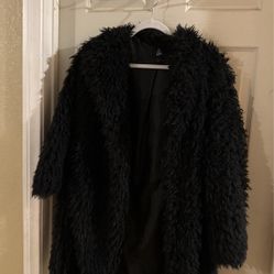 Faux Furry Coat