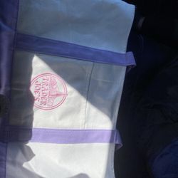 Big Purple Trader Joes Tote Bag