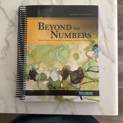 College Text Book Beyond The Numbers 