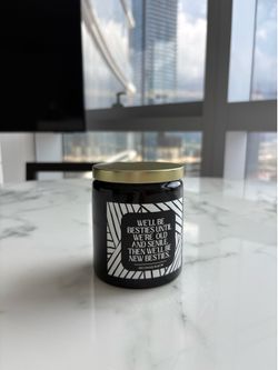 One Moody Heart Candle - New