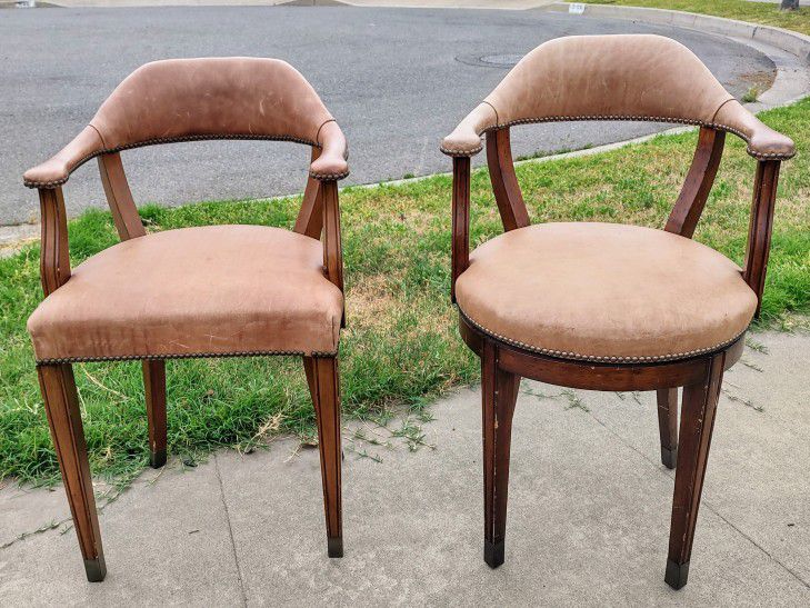 Genuine Leather Barstools with Nailhead Trim - Nail Head Bar Stools