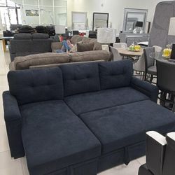Living Room-Sofá cama Seccional-Nuevo En Tienda En Oferta Limitada Con Un 35% De Descuento
