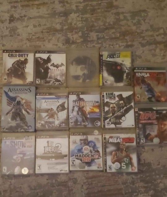Ps3 Games Lot Set