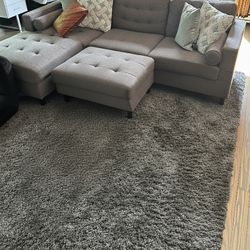 Safavieh California shag Area Rug (8’6x12’, dark Grey)