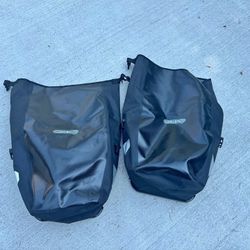Ortlieb Waterproof Bike Pannier Bags (Black) (Pair)