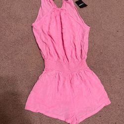 New small pink romper jumper jumpsuit bodysuit shorts dress boho top festival