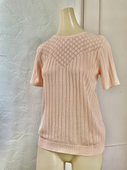 Women’s Knit Top  | Peach | Small 
