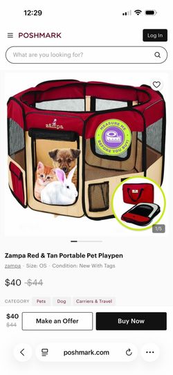 Free! Zampa Dog Play Pen (small rip can be repaired)