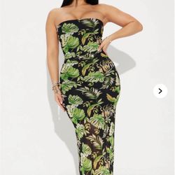 Mesh Maxi Dress
