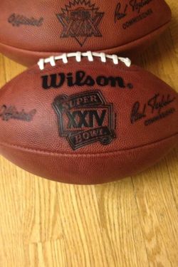 ACTUAL Super Bowl XXIV GAME Ball!! W/COA