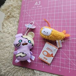 Zombiz BEAR Plush Mascot Keychain + Ebifurai Freebie 