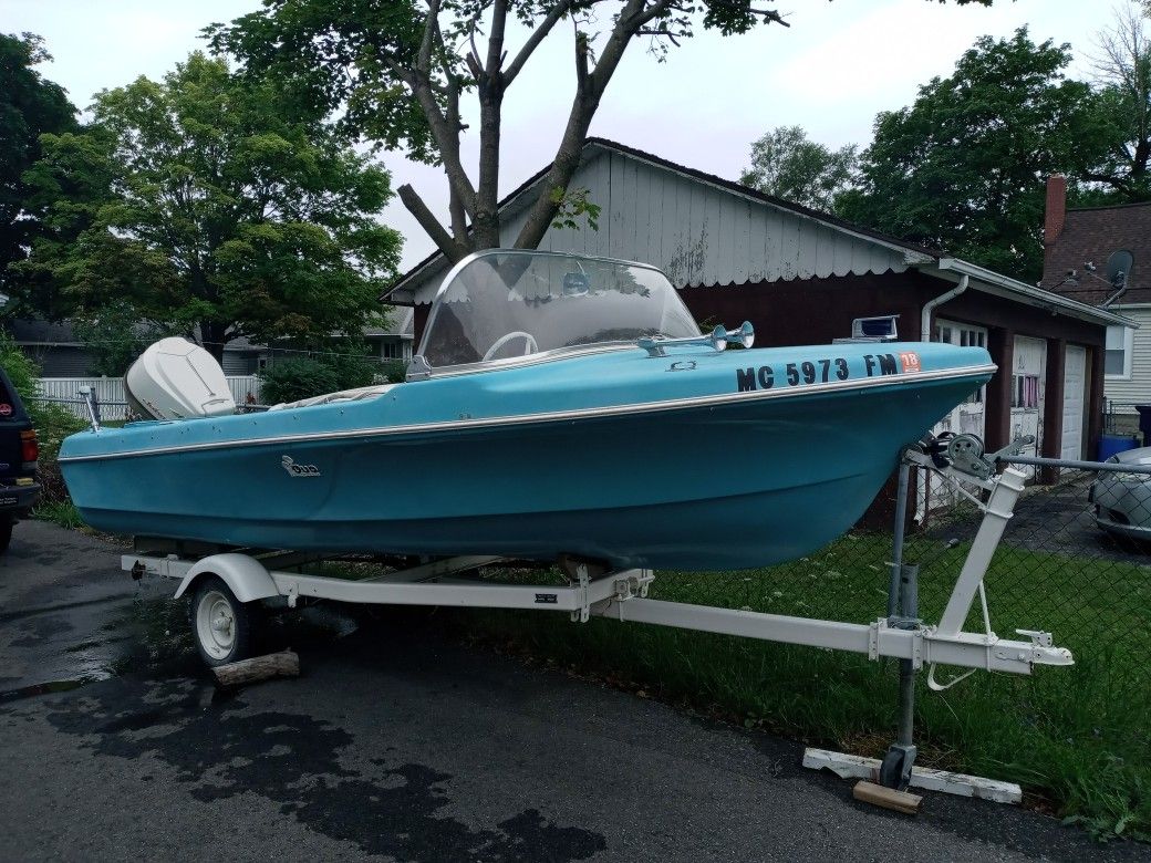 VERY NICE 1964 BOAT &TRAILER