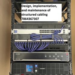 Fiber Optic , Data Cabling ,Cat 6 & Cata