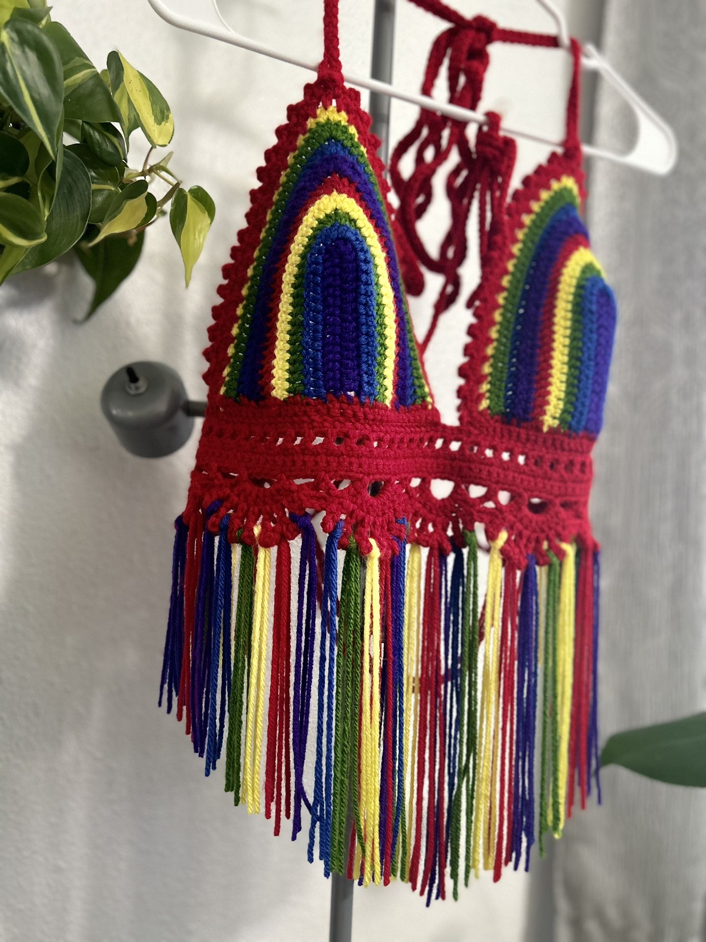 Crop Top Bralette (handmade Crochet) 