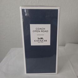 COACH OPEN ROAD EAU DE TOILETTE FOR MEN, 3.3OZ/100ML, NEW SEALED BOX