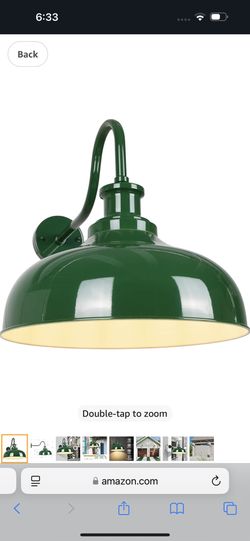 Green Outdoor Lantern