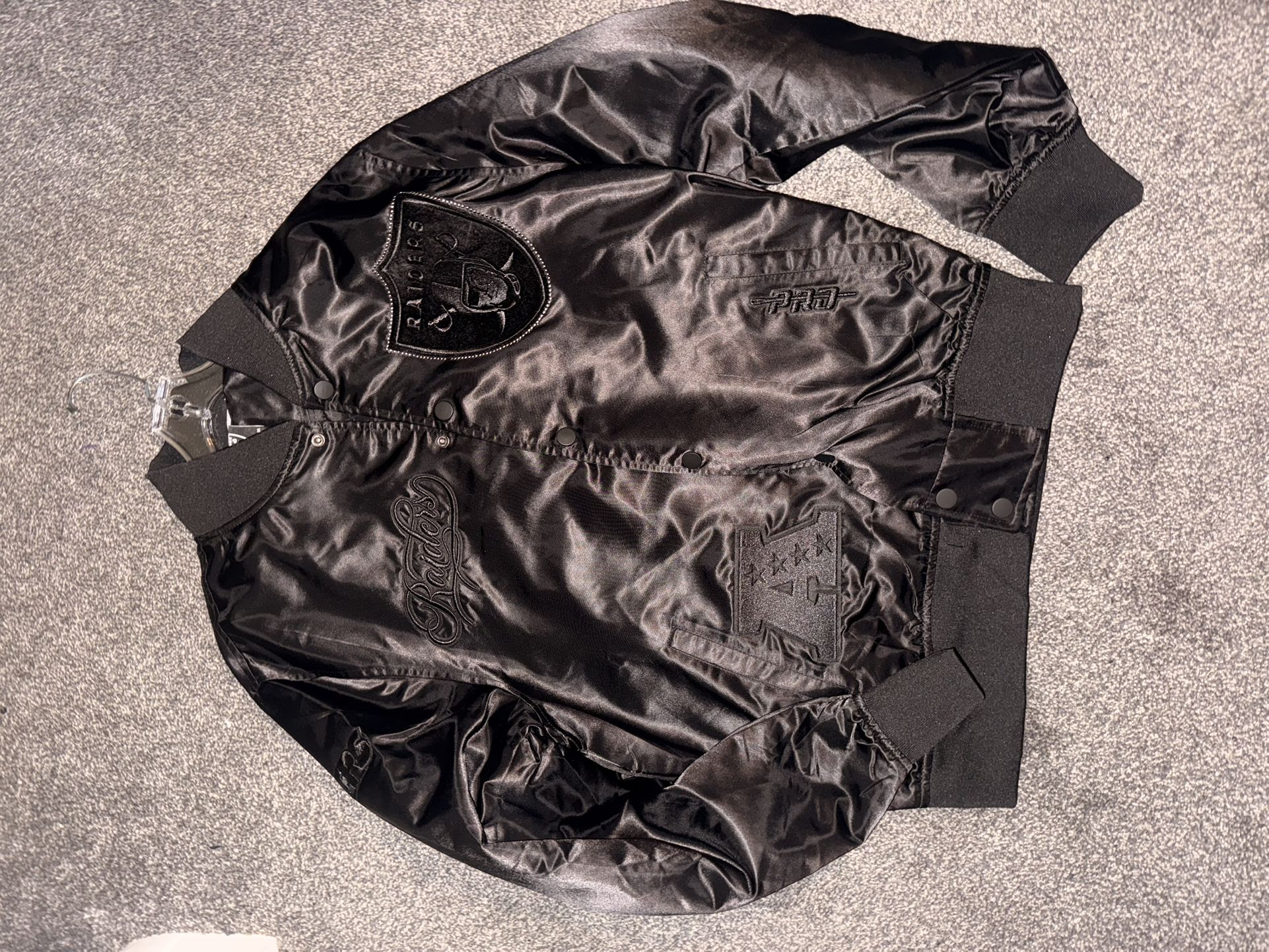 Black Raiders Pro Standard Satin Jacket