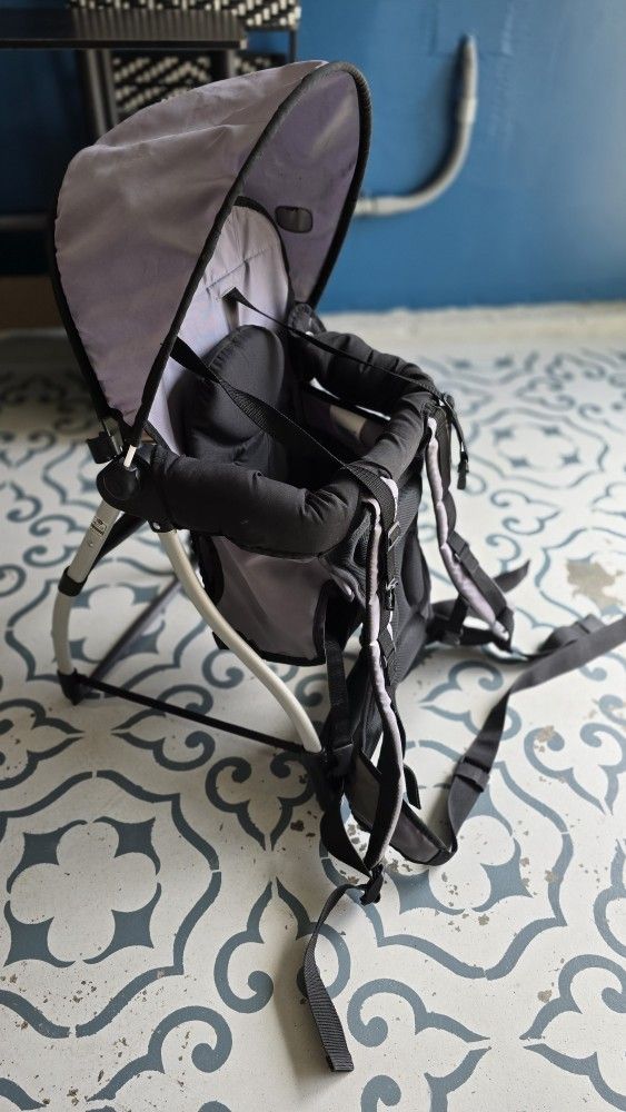 portable baby carrier or child hiking backpack