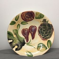 Antica Furnace Made In  Italy Plate Height 3” Diameter 13”