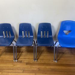 School Chairs - All 4 For Only $10