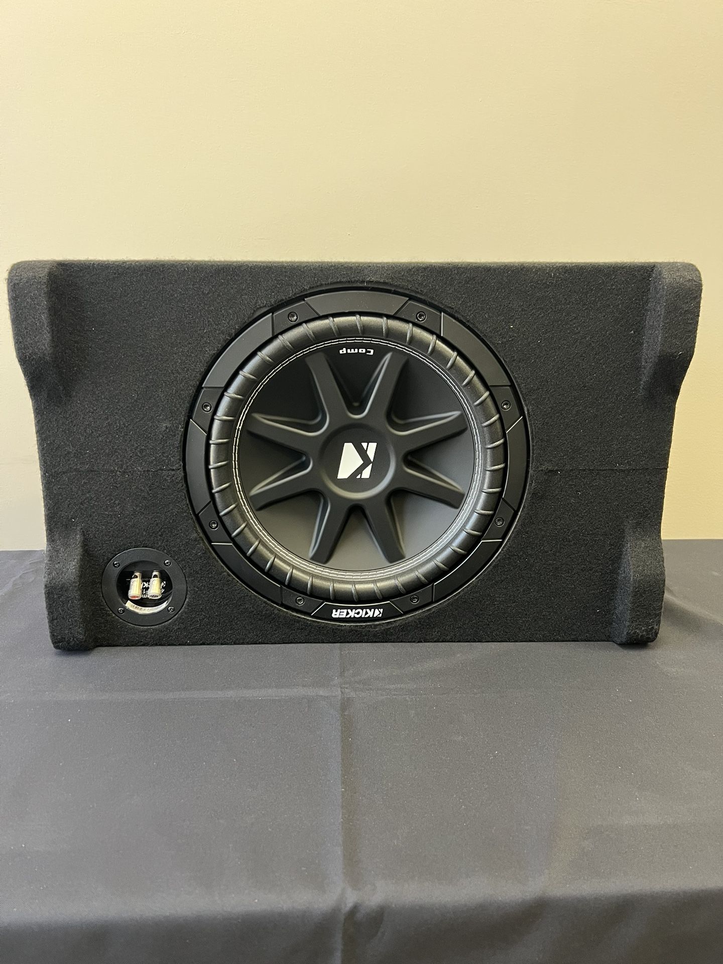 Kicker 12” Down-Firing Subwoofer with Enclosure